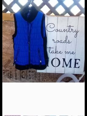 Calvin Klein Royal Blue Performance Jacket Interior